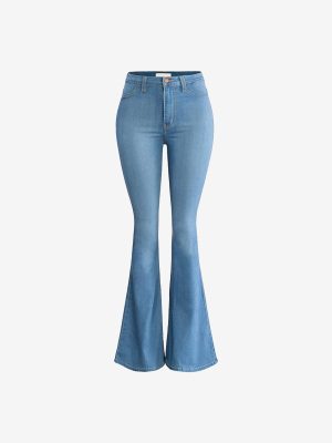 Waist Denim Bell Bottoms